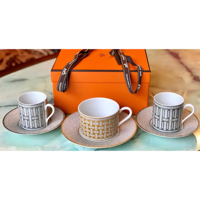 Hermes(エルメス)のエルメス モザイクヴァンキャトル3点 新品 インテリア/住まい/日用品のキッチン/食器(食器)の商品写真