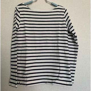 ムジルシリョウヒン(MUJI (無印良品))の無印良品 長袖 ボーダー Tシャツ(Tシャツ(長袖/七分))