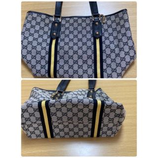 グッチ(Gucci)のしゅくま様　再値下　グッチ　トートバッグ　キャンバス(トートバッグ)