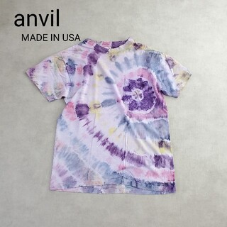アンビル(Anvil)のanvil USA製　タイダイ　ポケットTシャツ(Tシャツ/カットソー(半袖/袖なし))