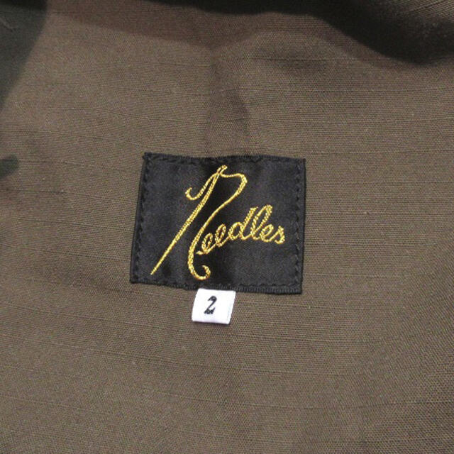 Needles(ニードルス)のニードルス Needles ヒザデル パンツ GL418 カーキ メンズのパンツ(スラックス)の商品写真
