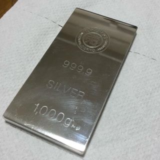 銀インゴット1kg  徳力(金属工芸)