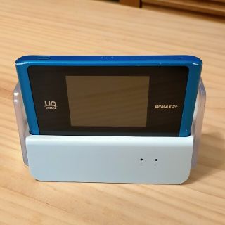 エヌイーシー(NEC)のUQ WiMAX Speed Wi-Fi Next WX04（クレードルつき）(PC周辺機器)