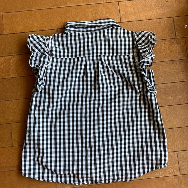 GU(ジーユー)のブラウス　GU  女児 キッズ/ベビー/マタニティのキッズ服女の子用(90cm~)(ブラウス)の商品写真