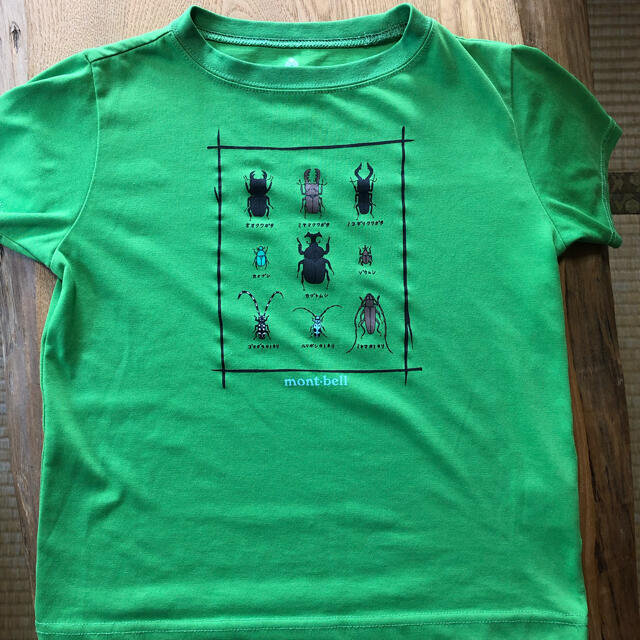 mont bell(モンベル)のモンベル　昆虫Tシャツ　130 キッズ/ベビー/マタニティのキッズ服男の子用(90cm~)(Tシャツ/カットソー)の商品写真