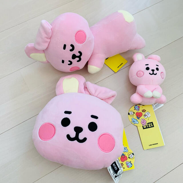 BT21 cooky グク ベビーミニピロークッション お座りぬいぐるみ