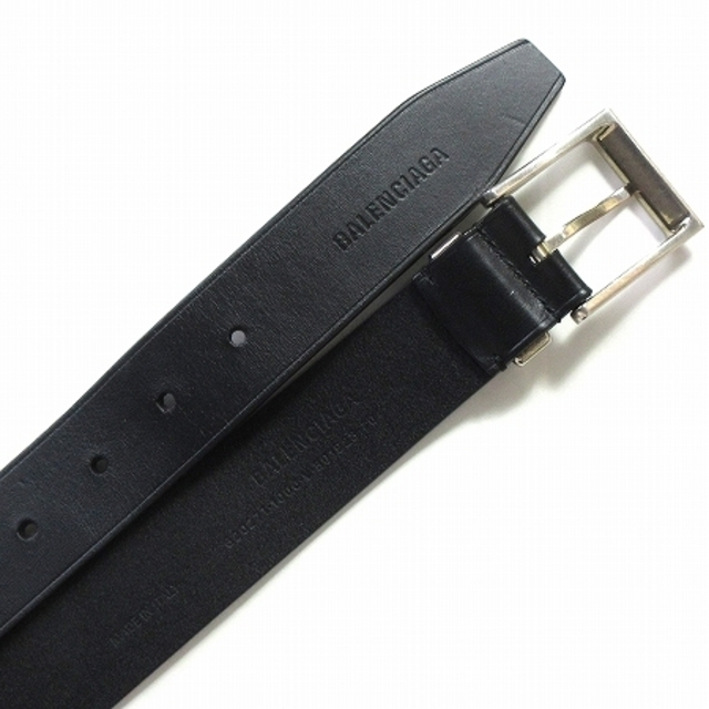 Balenciaga レザー 黒 ブラックの通販 by ベクトル ラクマ店|バレンシアガならラクマ - バレンシアガ BALENCIAGA ベルト 得価超特価