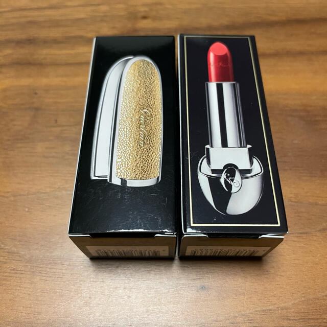 GUERLAIN(ゲラン)の「N25」GUERLAIN ルージュ ジェ 口紅＆ケース　ゴールド コスメ/美容のベースメイク/化粧品(口紅)の商品写真