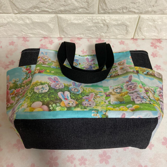 ☆ダッフィーフレンズ*サイドポケット付きミニトートバッグ ハンドメイド