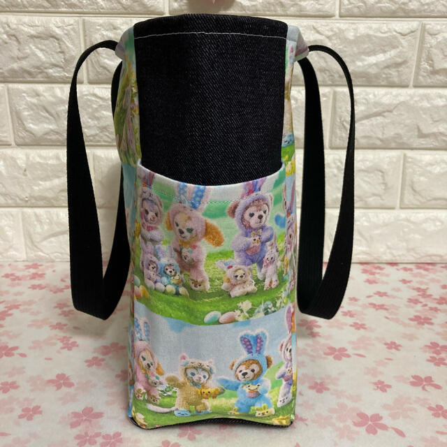 ☆ダッフィーフレンズ*サイドポケット付きトートバッグ ハンドメイド