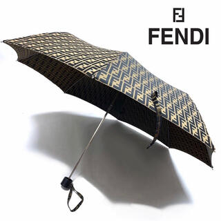 フェンディ(FENDI)のFENDI フェンディ ズッカ 折り畳み 傘 アンブレラ(傘)