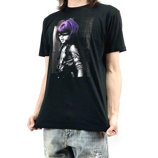 【キックアス】新品 クロエモレッツ ヒットガール ヒロイン 黒 Tシャツ(Tシャツ/カットソー(半袖/袖なし))