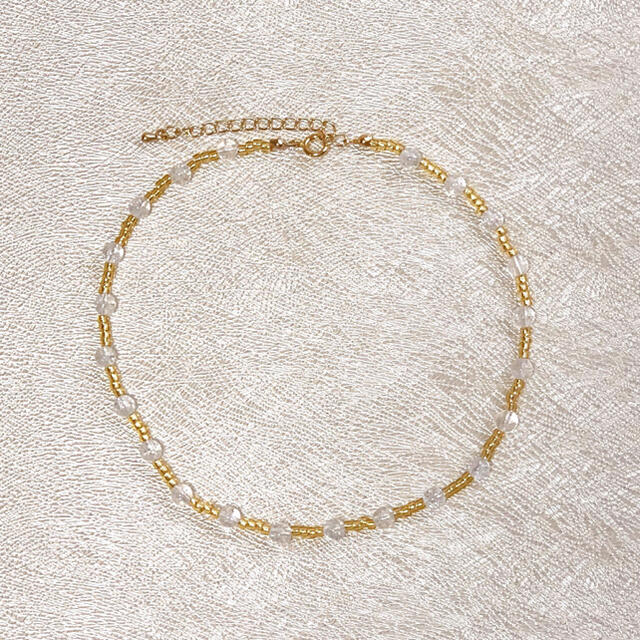 Noble(ノーブル)の94 handmade necklace “CRACK N GOLD” ハンドメイドのアクセサリー(ネックレス)の商品写真
