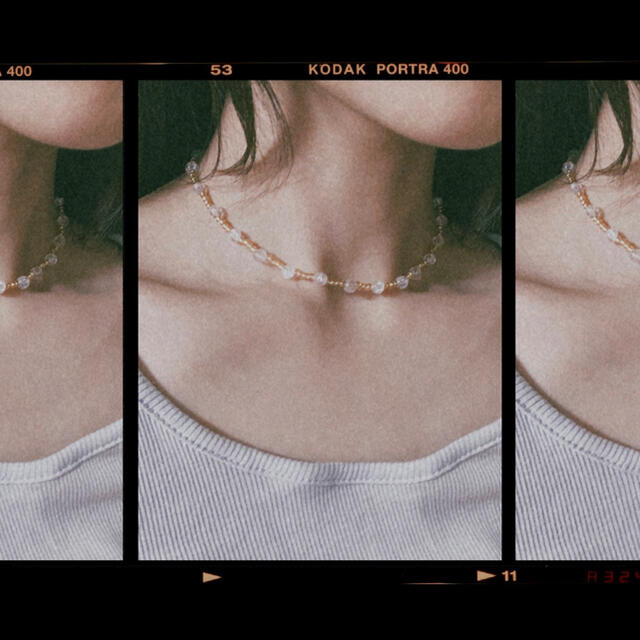 Noble(ノーブル)の94 handmade necklace “CRACK N GOLD” ハンドメイドのアクセサリー(ネックレス)の商品写真