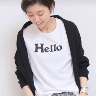 マディソンブルー(MADISONBLUE)のMADISONBLUEマディソンブルー　HELLOノースリーブTシャツ　01(Tシャツ(半袖/袖なし))