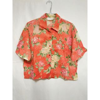 ロキエ(Lochie)の［2点以上購入で30%OFF］古着 花柄 シャツ(シャツ/ブラウス(半袖/袖なし))