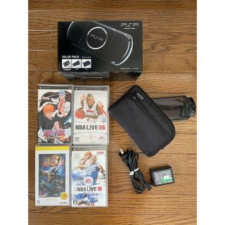 ソニー(SONY)のPSP 3000 ブラック バリューパック ソフト４点付き(家庭用ゲーム機本体)