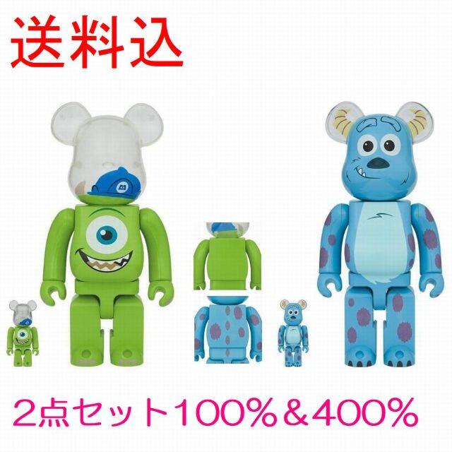 BE@RBRICK MIKE SULLEY 100％ & 400％ 2点 【新品】 51.0%OFF www.gold ...