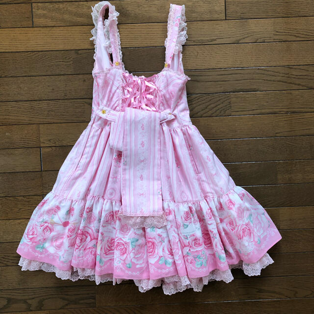 Angelic Pretty(アンジェリックプリティー)のAngelic Pretty Romantic Rose Letter JSK レディースのワンピース(ひざ丈ワンピース)の商品写真