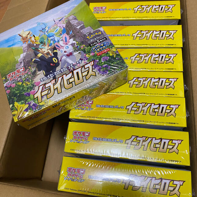 イーブイヒーローズ　8box 未開封シュリンク付き