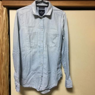 アメリカンイーグル(American Eagle)のAeo ストライプシャツ(シャツ/ブラウス(長袖/七分))