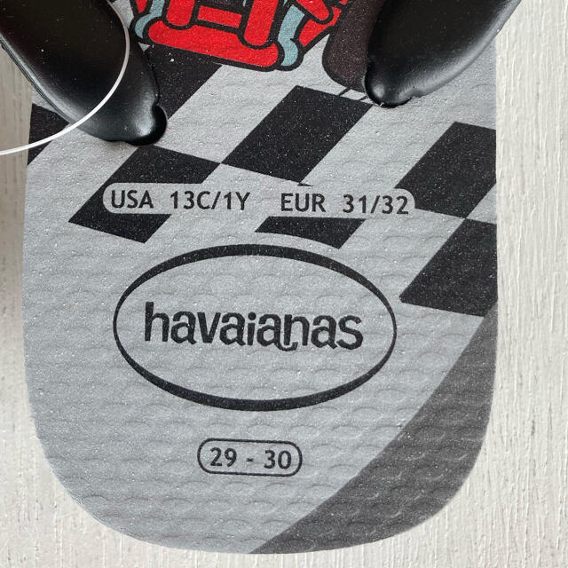 havaianas(ハワイアナス)の新品　スーパーマリオ　ハワイアナス　サンダル　ビーチサンダル　19cm キッズ/ベビー/マタニティのキッズ靴/シューズ(15cm~)(サンダル)の商品写真