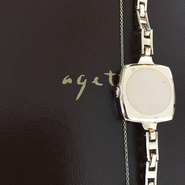 agete(アガット)のagete アガット スクエアフェイス ジュエリーウォッチ レディースのファッション小物(腕時計)の商品写真