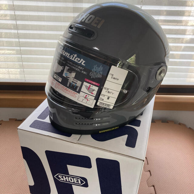 未使用品 グラムスター バサルトグレー Mサイズ SHOEI - ヘルメット