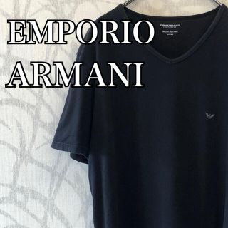 エンポリオアルマーニ(Emporio Armani)の【激レア】エンポリオアルマーニ　Tシャツ　半袖　胸ロゴ　(Tシャツ/カットソー(半袖/袖なし))