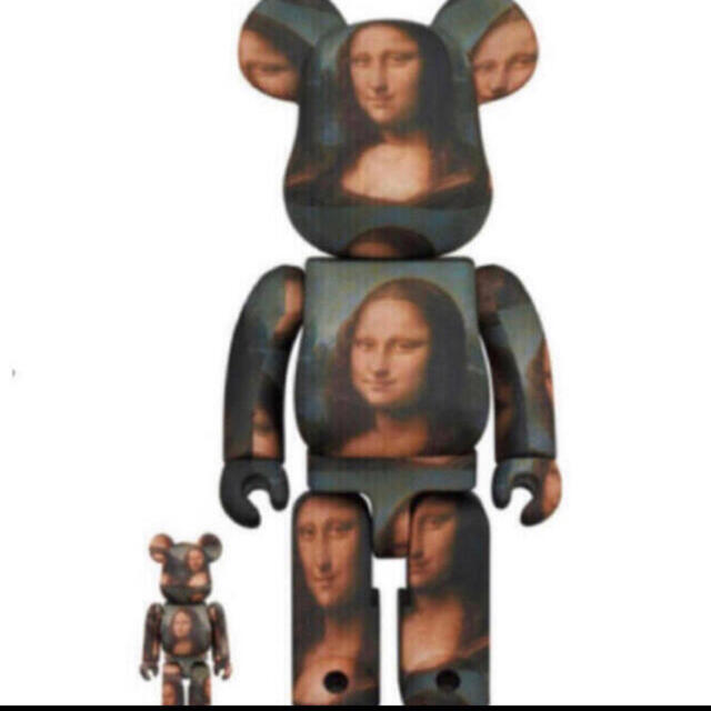 BE@RBRICK モナリザ　Mona Lisa 100％ & 400%