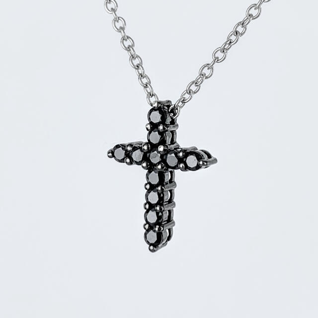 美品!ジャスティンデイビス SNJ016 MEDIUM CROSS ネックレス