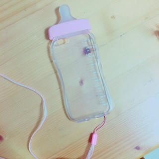 ウィゴー(WEGO)のiPhoneケース 哺乳瓶🐮🍼(iPhoneケース)