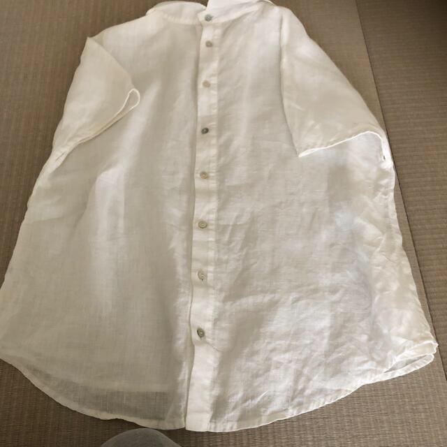 fog linen work(フォグリネンワーク)のフォグリネンワーク  fog linenwork バックボタン　ブラウス レディースのトップス(シャツ/ブラウス(半袖/袖なし))の商品写真