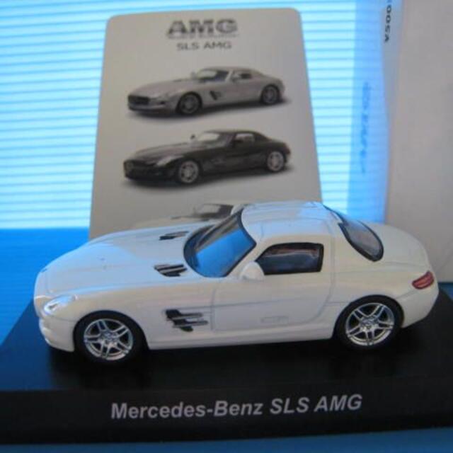 メルセデス　SLS　AMG（白）　サークルKサンクス第50弾 エンタメ/ホビーのおもちゃ/ぬいぐるみ(ミニカー)の商品写真