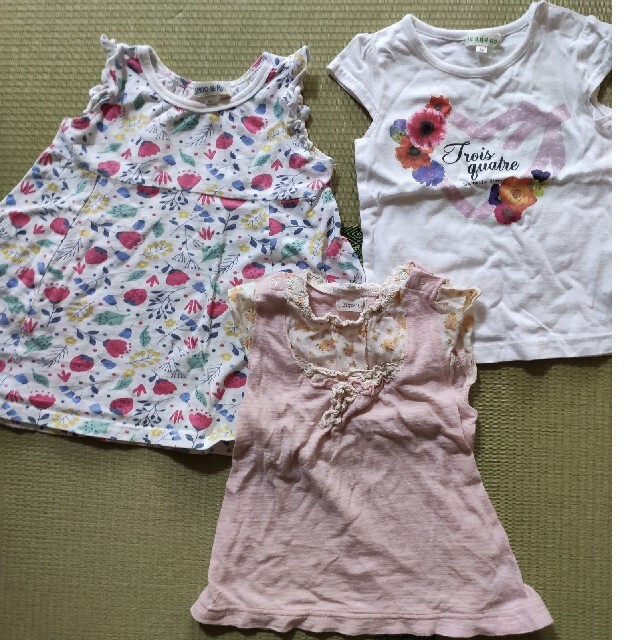 SHOO・LA・RUE(シューラルー)のサイズ90　3枚セット　シューラルー等 キッズ/ベビー/マタニティのキッズ服女の子用(90cm~)(Tシャツ/カットソー)の商品写真