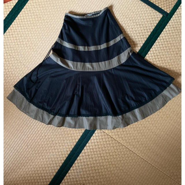 Lois CRAYON(ロイスクレヨン)のLois CRAYONロングスカート黒 レディースのスカート(ロングスカート)の商品写真