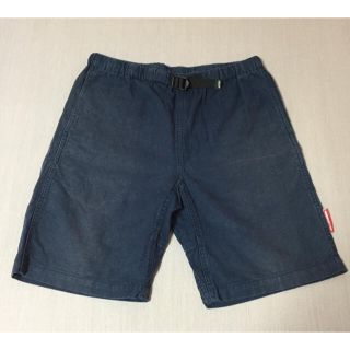 ビームス(BEAMS)のMANASTASH  マナスタッシュ 紺色ショートパンツ Mサイズ(ショートパンツ)