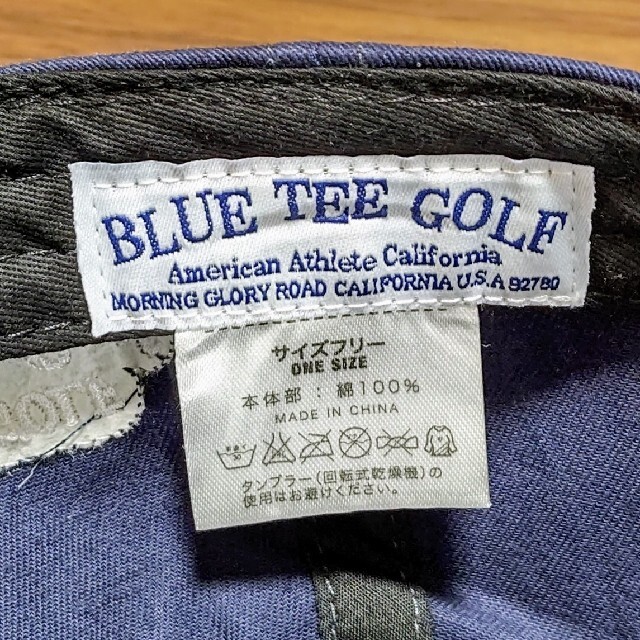 確認用！BLUE TEE GOLF★ゴルフキャップ 未使用・新品 人気 激カワ スポーツ/アウトドアのゴルフ(その他)の商品写真