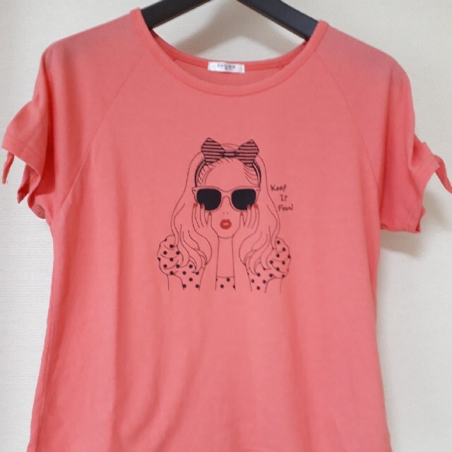 HONEYS(ハニーズ)のハニーズ　Tシャツ　ガールズ　ピンク レディースのトップス(Tシャツ(半袖/袖なし))の商品写真