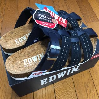 エドウィン(EDWIN)のEDWIN EW9105 NAVY エドウィンサンダル 26cm(サンダル)