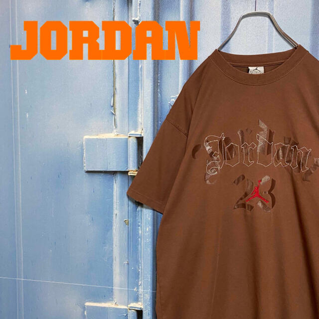 JORDAN ジョーダン Tシャツ オーバーサイズ ゆるだぼ 刺繍ロゴ