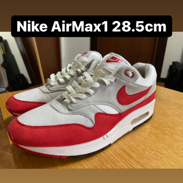 NIKE(ナイキ)の限界価格!Nike AirMax1 Anniversary Red 28.5cm メンズの靴/シューズ(スニーカー)の商品写真