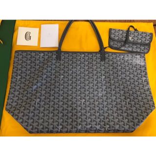 ゴヤール(GOYARD)の新品未使用 国内正規品 ゴヤール サンルイ GM グレー ポーチ付き(トートバッグ)