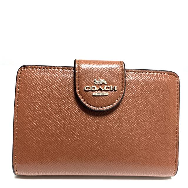 【新品　未使用】COACH  ブラウン　二つ折り財布