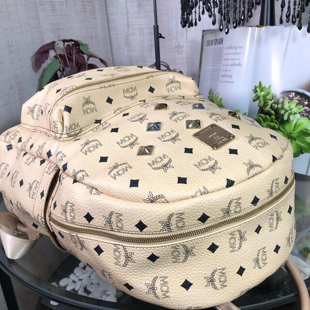 MCM リュック エムシーエム ベージュ バックパック MCM リュック エムシーエム ベージュ バックパック
