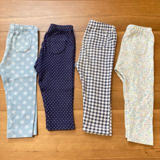 ユニクロ(UNIQLO)のレギンス 4枚セット 80 ズボン 10部丈 ユニクロ パンツ(パンツ)