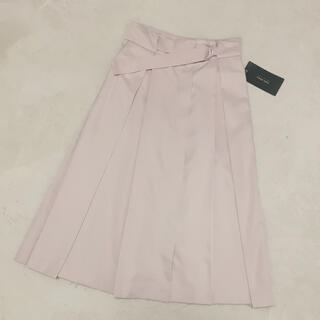 ザラ(ZARA)のZARA🌼バルセロナ購入ピンクベージュ綺麗色スカートxs(ひざ丈スカート)