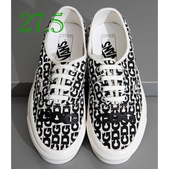 CDG VANS AUTHENTIC 27.5 US9.5 新品 正規品