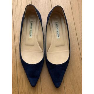 マノロブラニク(MANOLO BLAHNIK)の週末限定大幅値下げ★MANOLO BLAHNIK フラットシューズ(ハイヒール/パンプス)