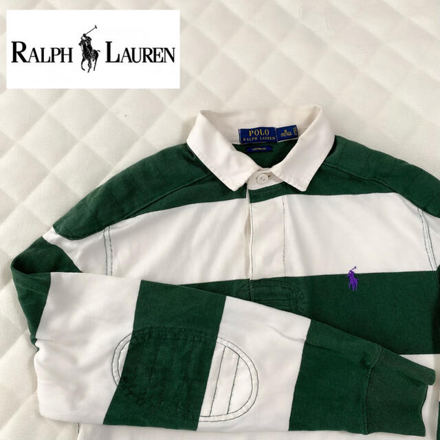 POLO RALPH LAUREN(ポロラルフローレン)のRalph Lauren  刺繍　長袖　ラガーシャツ　 メンズのトップス(Tシャツ/カットソー(七分/長袖))の商品写真